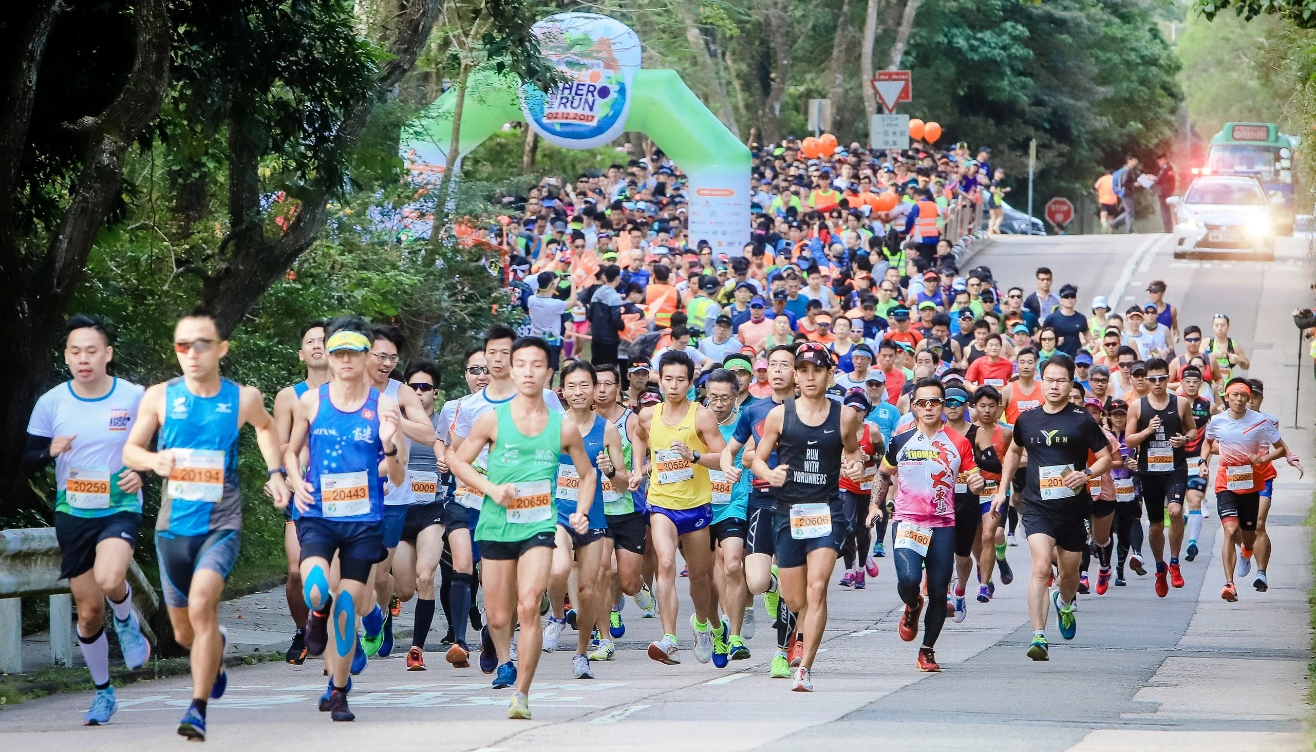 1,500 Runners Launch 10th NWS Hong Kong Geo Wonders Hike